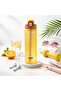 1000ml Frosted Water Bottle with Straw – Leakproof Reusable Sports Bottle with Carry Strap - 2