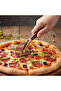 Prateg Akasya Strappy Gold Pizza Cutter, Pizza Roulette, Pizza Slicer - 2