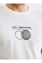 Crew Neck Printed Combed Cotton Men's T-Shirt - 3