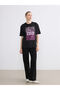 Original Printed Oversize 100% Cotton Women's T-Shirt - 2