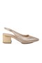 Gold Women's Evening Dress Shoes - 2