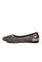 Platinum Stone Embellished Women's Ballerinas - 4