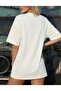 Women's Plain White Oversized T-Shirt - 2