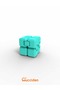 Turquoise Infinity Cube – Infinite Cube & Movable Stress Cube - 3