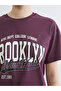 Crew Neck Brooklyn Printed Women's T-Shirt (S6) - 3