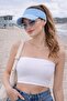 Women's Set of 2 Visor Hats, Open Top Hat, Visor Hat, Summer Sun Protection Visor Hat, Tennis Hat - 2