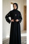 Abaya Ferace with Stones on Sleeves - 3