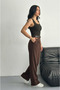 Women’S Belted Double-Pleat Baggy Pants - 5