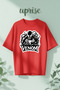 Venom Printed Cotton Oversize T-Shirt