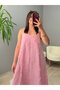 Tassel Detailed Strap Dress - Pink - 2