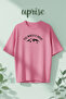 The World Is Yours Printed Cotton Lu Oversized T-Shirt