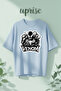 Venom Printed Cotton Oversize T-Shirt