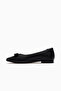 Women's Leather Daily Ballet Flats 26Y 2511108Y Black - 5