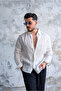 Raw Linen Oversize Shirt White - 3