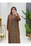 Plus Size Jewelled Embroidered Dress - 3