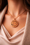 Nur Circle Protection Prayer Copper Medallion Necklace – Protection Prayer for Men and Women - 5