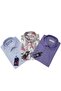 3-Piece Slim Fit Men's Short Sleeve Shirt Set – Size m