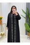 Plus Size Jewelled Embroidered Dress - 3