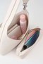 Women's Cream Turna Organizer with Faux Leather Snap Closure Hooks and Shoulder Bag Hand Sleeves - 4