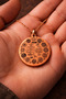 Nur Circle Protection Prayer Copper Medallion Necklace – Protection Prayer for Men and Women - 4