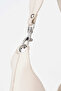 Women's Cream Turna Organizer with Faux Leather Snap Closure Hooks and Shoulder Bag Hand Sleeves - 5