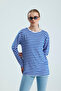 Women's Striped Long Sleeve T-Shirt - 8