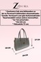 Women's Black New Season Glittery Evening Dress & Daily 2-Piece Set - Stylish with Hand and Shoulder Straps Bag - 2-Piece Set - 3