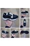 Women's Inside-Outside H Genuine Leather O Orthopedic K Non-Slip Rubber Black-White Daily Comfortable Shoes - 4