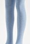 Cotton children's pantyhose blue melange - 2