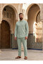 Men's Hajj Umrah Suit 100% Cotton Muslin Full Buttoned
