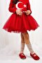 Red Colorful Girls' Fluffy Tutu Skirt with Silver Ribbon |   April 23 |   October 29 - 3