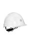 White Electrician's Safety Helmet Head Protector Helmet En 397:2012+A1:2012 Standard Compliant with Strap and Sweat Cloth - 4