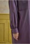 Hakim Collar Long Tunic Retro Violet - 5