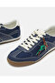 Women Navy Textured Sneaker - 3