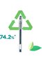 G-Tec-C Gel Ink Rolling Ball Pens, Ultra Fine Point (0.4mm), Black/Blue/Red/Green/Purple Inks, - 3