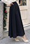 Modal Skirt N218 Black - 2