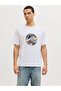 White Honolulu Graphic Crew Neck T-Shirt - 5