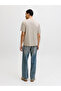 Beige Honolulu Graphic Crew Neck T-Shirt - 6