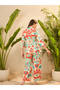 Printed Pure Cotton Printed Tunic and Trousers Co-Ords - 2