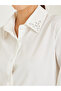 White Rhinestone-Embellished Shirt - 4