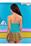 Blue Adventure Time Bmo Y2K Strap Cropped - 5