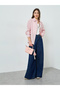 Pink Striped Oversized Shirt - 2