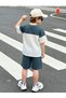 Boys Color Block Knit T-Shirt and Shorts Set - 2