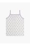 Pack of 2 - Girls Lilac Printed Cotton Vest - 4