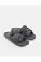 Men Grey Solid Slides - 2