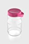 Macro 1700 ml Glass Jar 131074 Fuchsia - 3