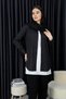 Women's Hijab Sleeveless Pleated Undershirt Shirt Tunic Blouse Pleated Pleated - 4