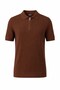 Men's Polo Neck Dobby Zip Detail Slim Fit Knitwear T-Shirt