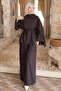 Brown Cape Tunic and Trousers Modal Set