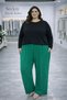 Women's Plus Size Ayrobin Elastic Waist Pants (Kete Linen Rinda)